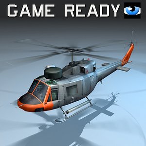 UH 1 BELL 212 NAVY with Translucent rotor