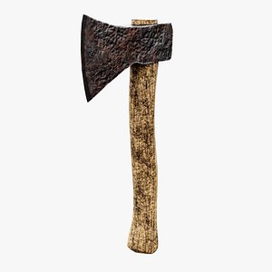 3D Post Apocalyptic Old Axe