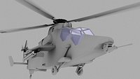 Eurocopter Tiger HAP French Army Attack Helicopter Game Model