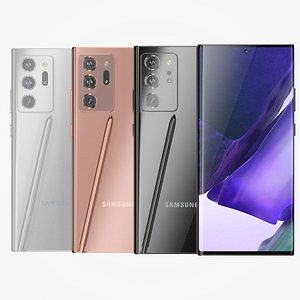 3D samsung galaxy note 20 model