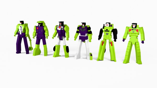 modelo 3d Constructicons de Transformadores G1 - TurboSquid 2352963