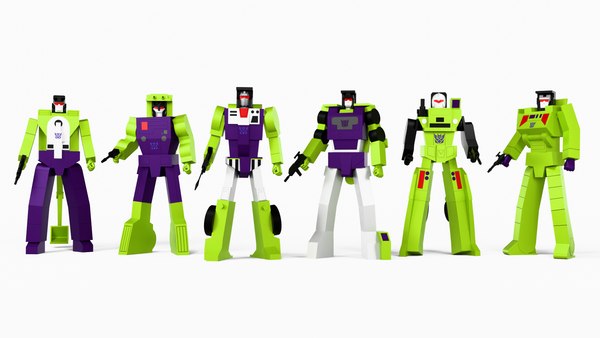 modelo 3d Constructicons de Transformadores G1 - TurboSquid 2352963