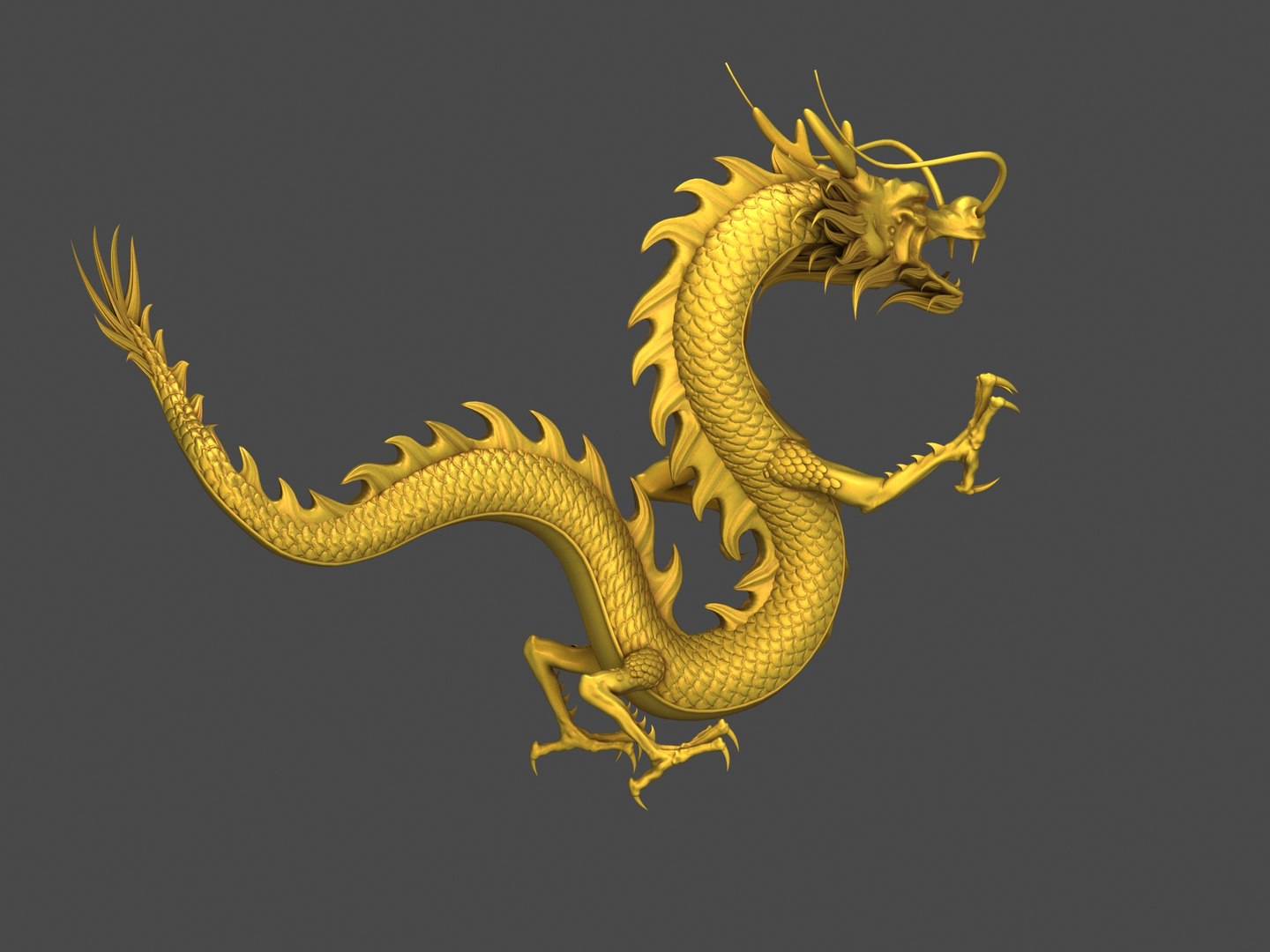 3D Chinese Dragon 12 - TurboSquid 2180144