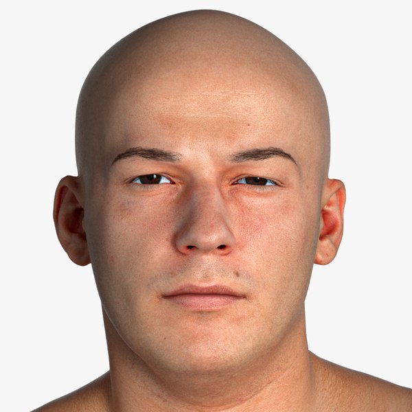 3D pbr marcus real human head