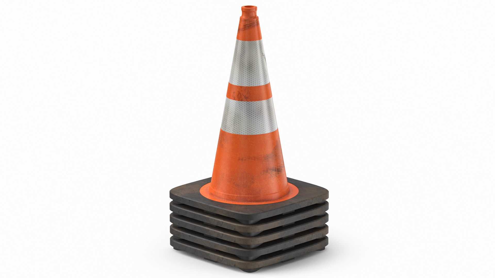 Traffic Cone 02 3D Model - TurboSquid 2045542