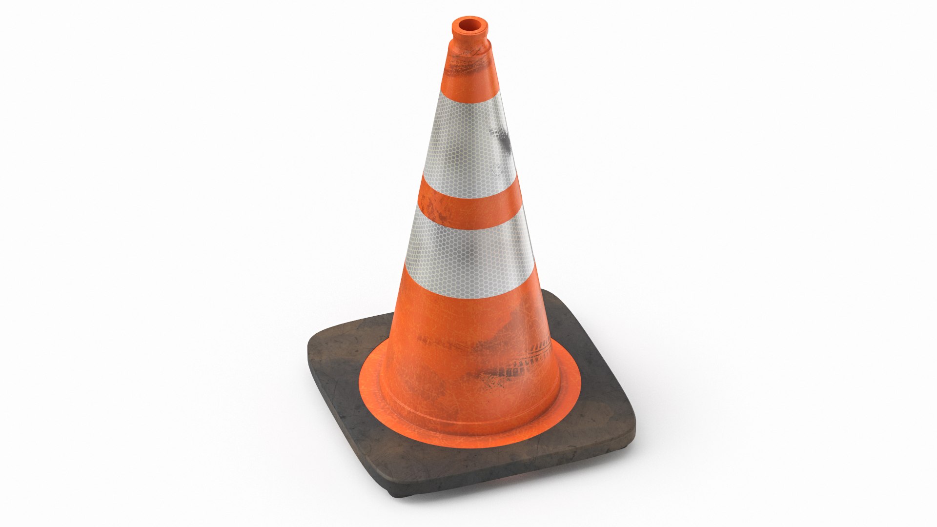 Traffic Cone 02 3D Model - TurboSquid 2045542