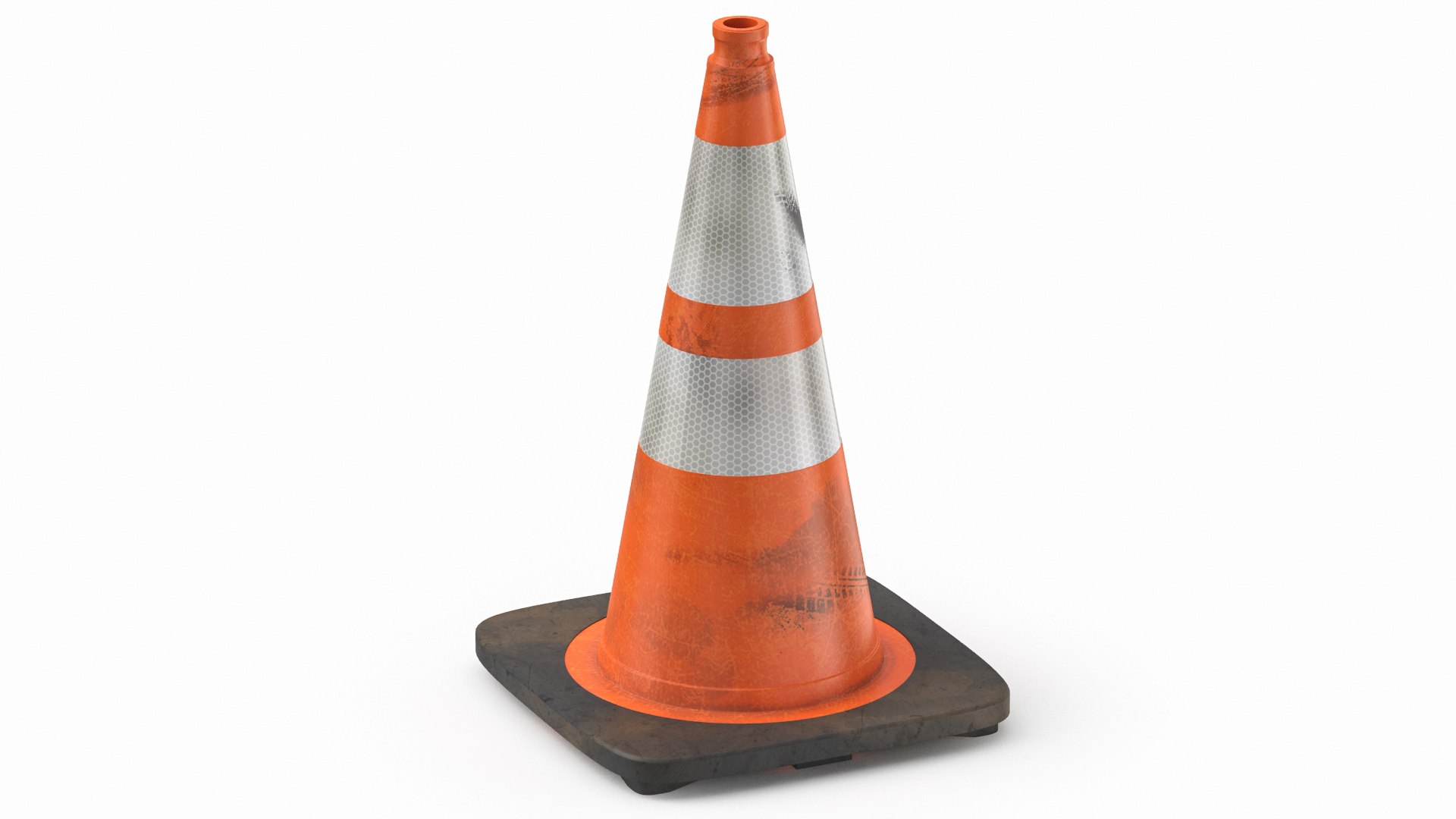 Traffic Cone 02 3D Model - TurboSquid 2045542