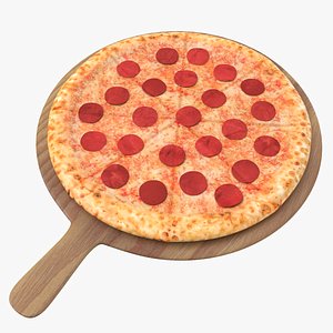 stuffed pizza 3D model