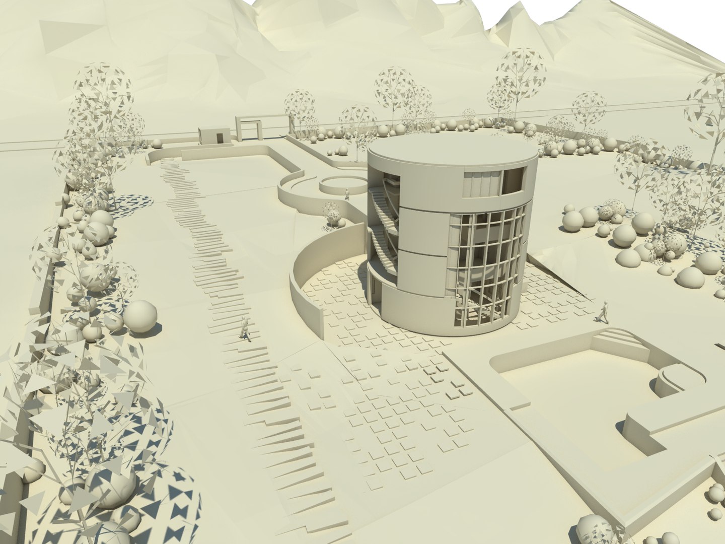 Single Residence Solid Form 3D Model - TurboSquid 1150948