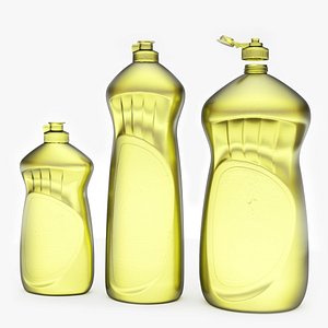 Fairy Dishwashing Liquid Bottles 3d scan