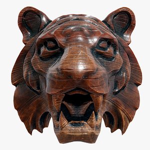 3D model Stylized Tiger Head