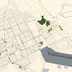 Najaf City of Iraq 3d Model