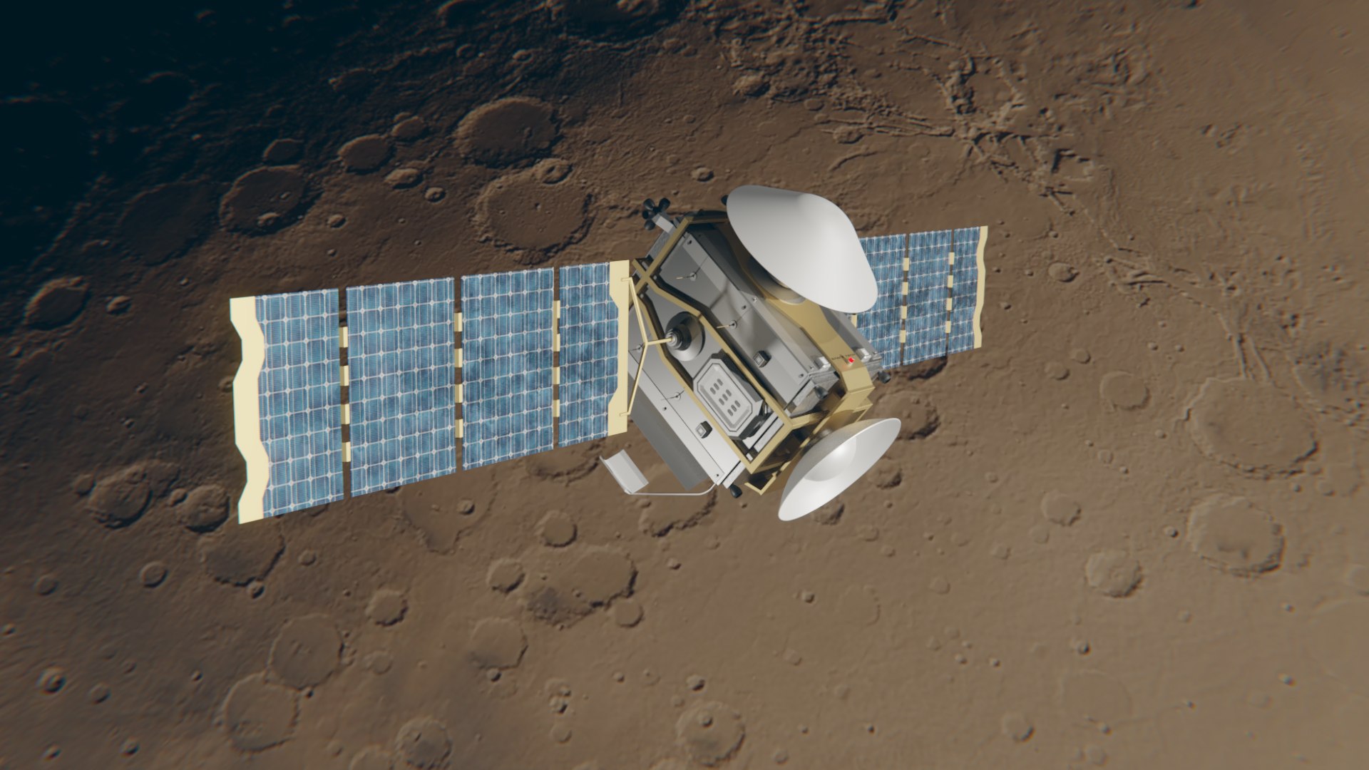 3D Model Mars Communication Satellite - TurboSquid 1744984
