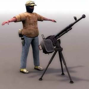 Terrorist E DShK HMG