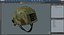 Light Green Case Black Helmet Ratnik