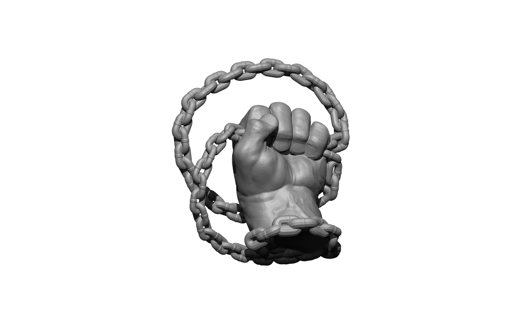 3D Chain Hand Man Model - TurboSquid 2246483