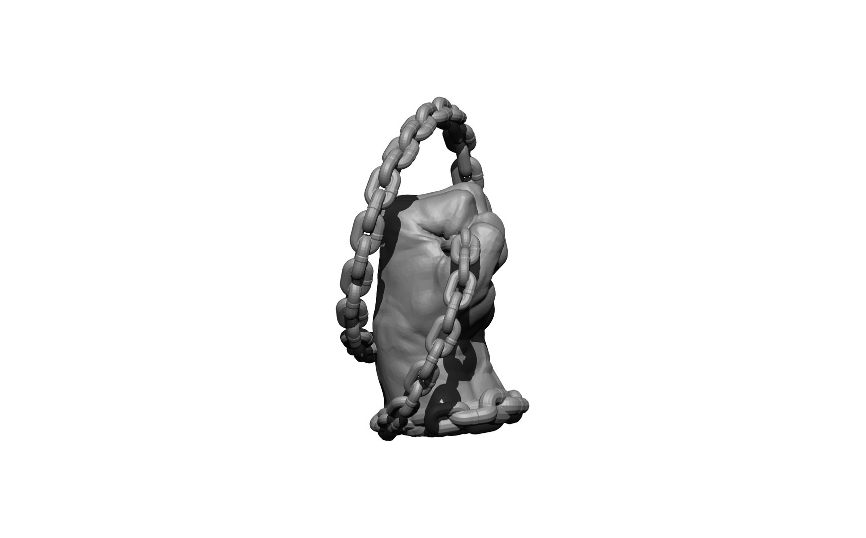 3D Chain Hand Man Model - TurboSquid 2246483