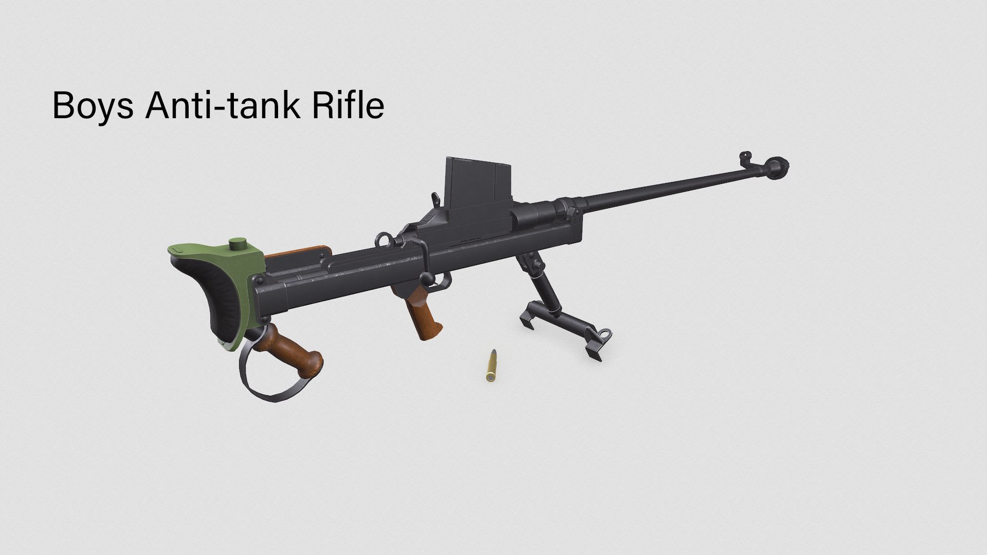 3D Anti Tank Rifle Collection Low-poly PBR - TurboSquid 2390939