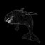 3D ORCA Killer Whale Dolphin FISH model