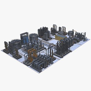 3D model Industrial Area 46