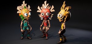 Stylized Character Druid 4