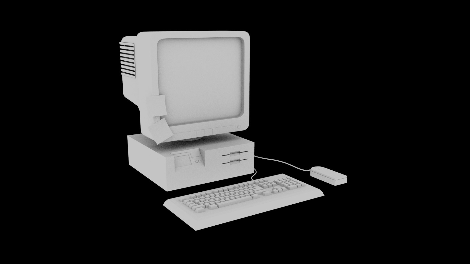3D Model Old Computer - TurboSquid 2497304