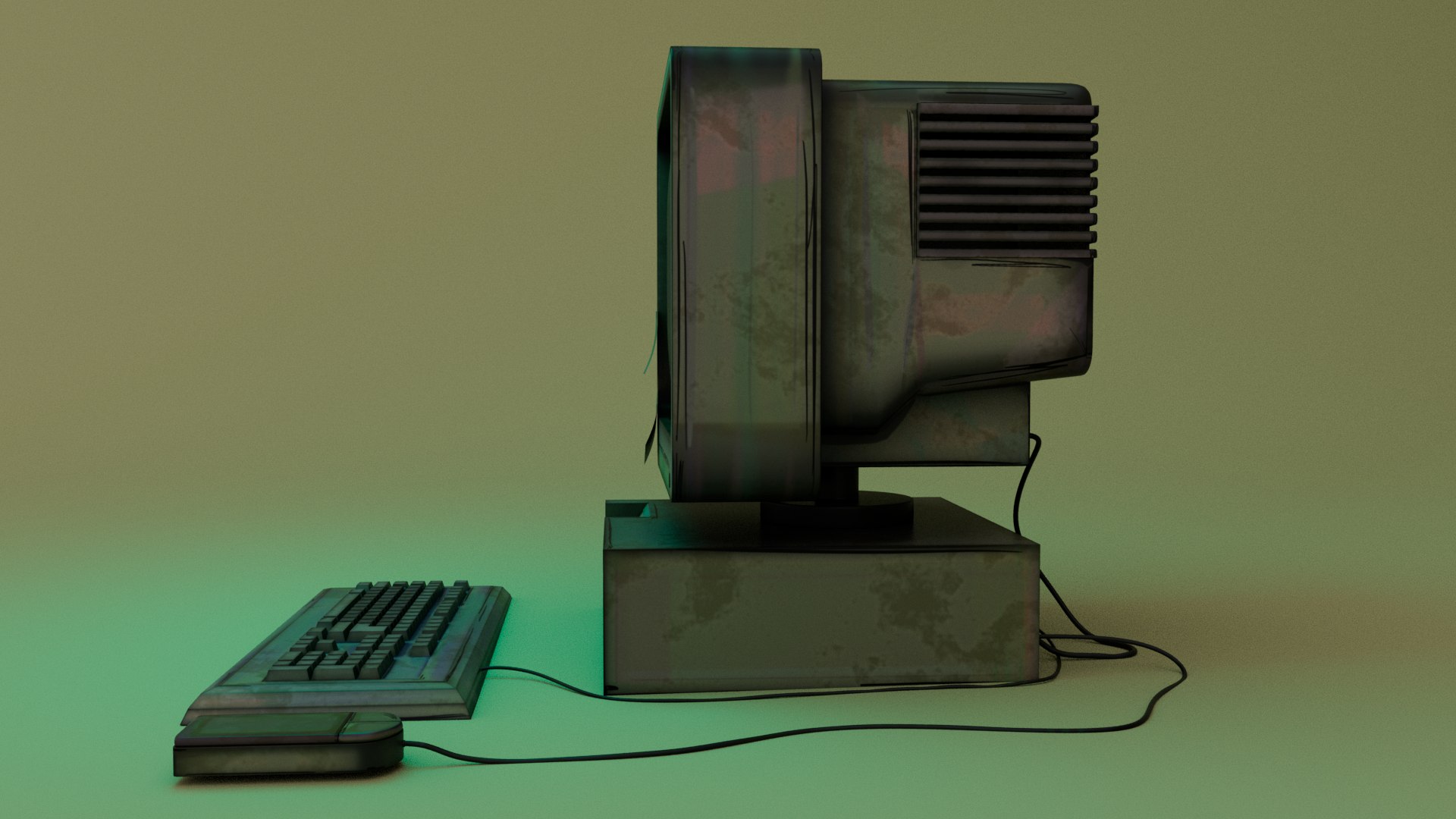 3D Model Old Computer - TurboSquid 2497304