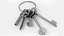 Keys with keychain A