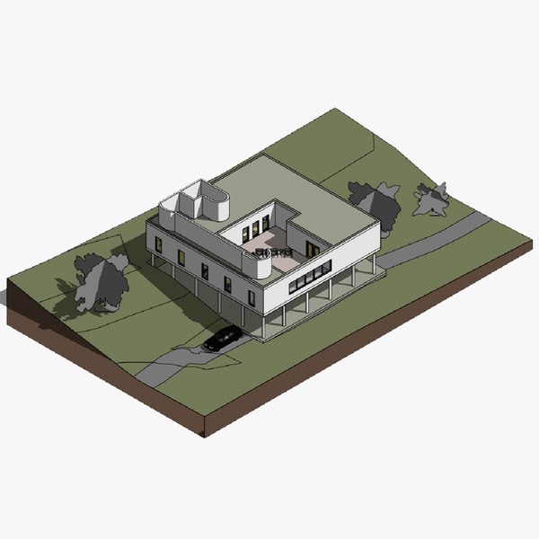 Corb house - Revit 3D model 3D model