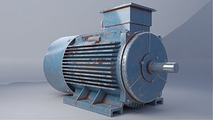 3D electric motor model
