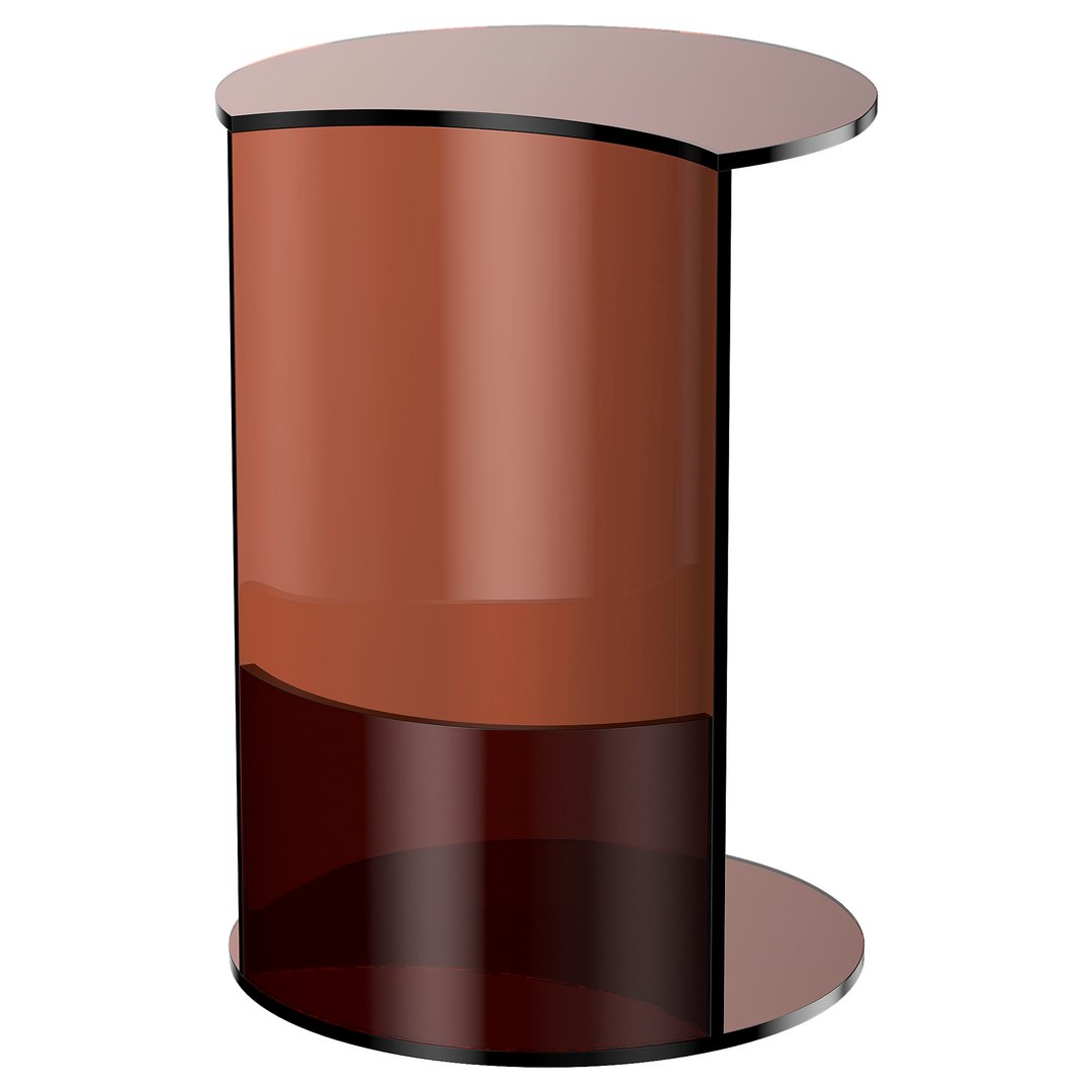 3D Model Ansel Acrylic Side Table - TurboSquid 2304497