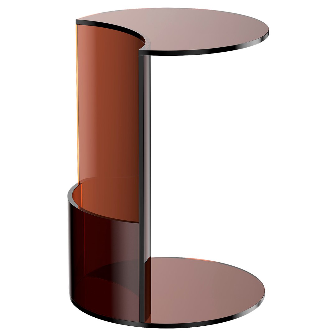 3D Model Ansel Acrylic Side Table - TurboSquid 2304497