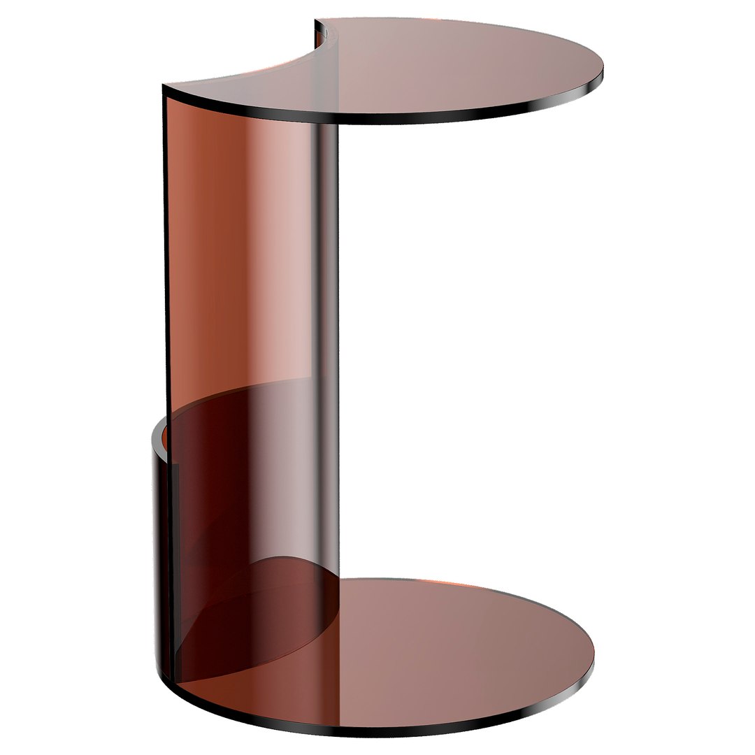 3D Model Ansel Acrylic Side Table - TurboSquid 2304497