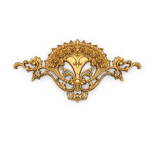 Classic carved decor ornament 348