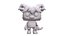 Funko Style Horned Beast  Printable STL Figurine 3D model