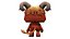 Funko Style Horned Beast  Printable STL Figurine 3D model