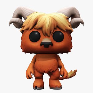 Funko Style Horned Beast  Printable STL Figurine