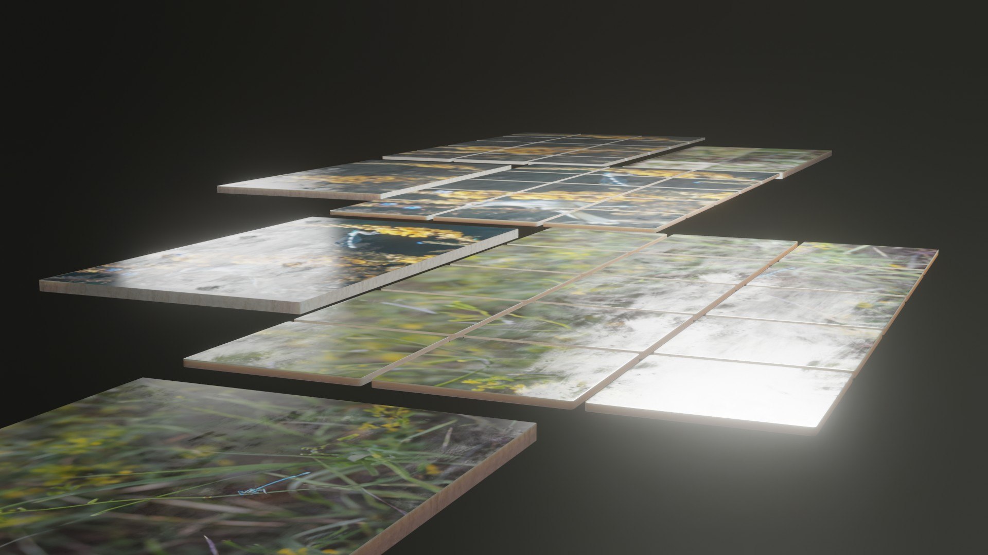 3D Nature Photo Tiles For Modern Kitchens And Bathrooms Frames ...