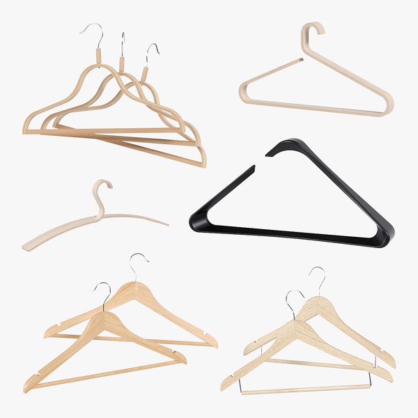 6 Clothes Hangers model