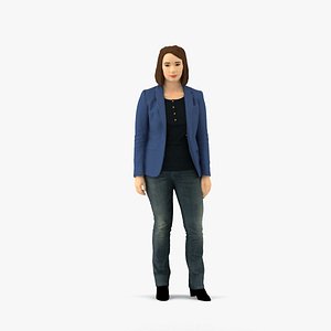 3D scanned realistic model