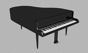 3ds max grand piano