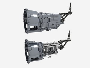 3D gearbox model