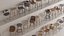 Colección de 30 taburetes de bar modernos