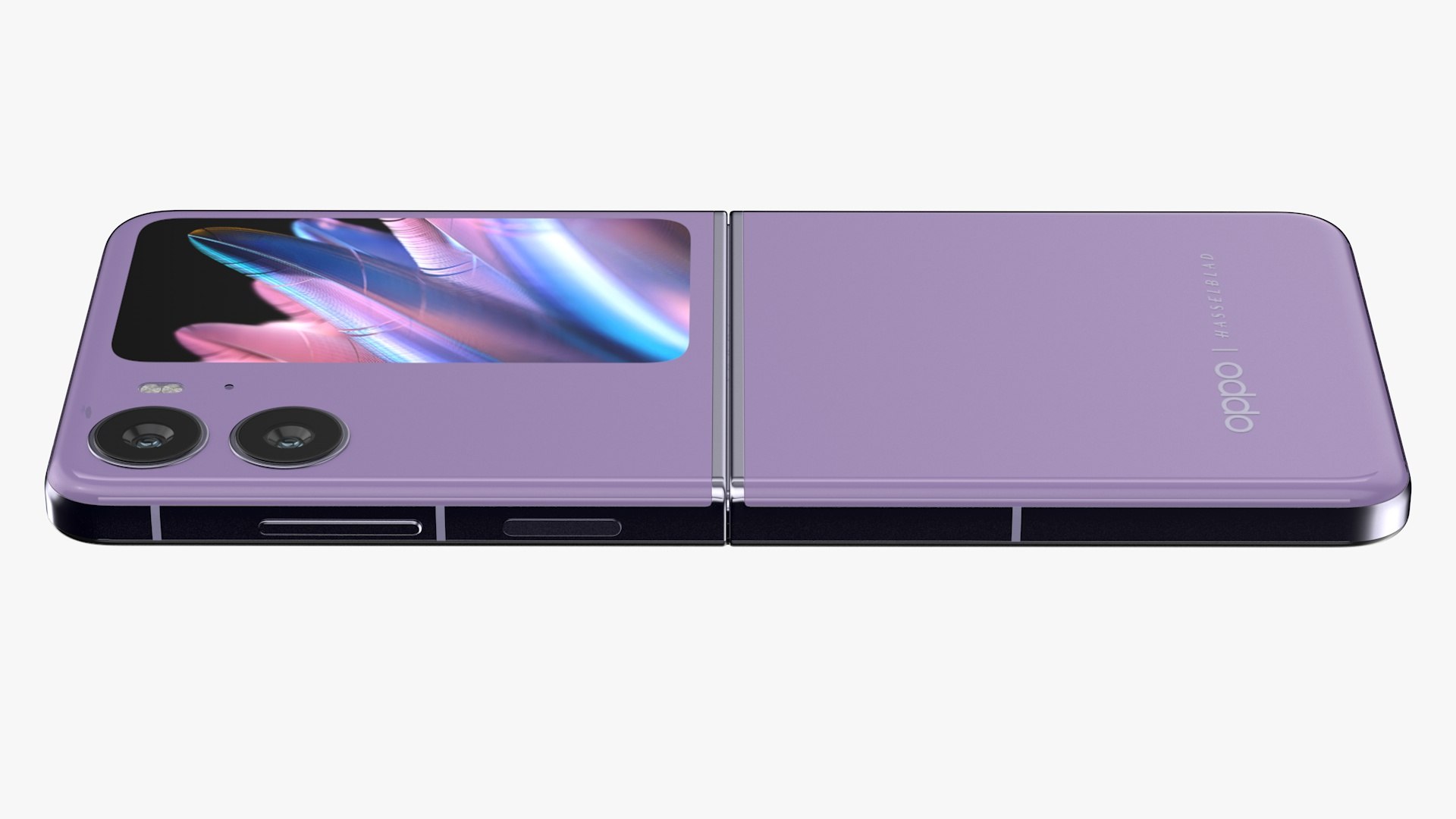 3D OPPO Find N2 Flip Violet Model - TurboSquid 2009992