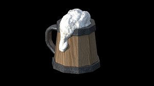 3D Ayran Low Poly