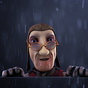 Old man cartoon