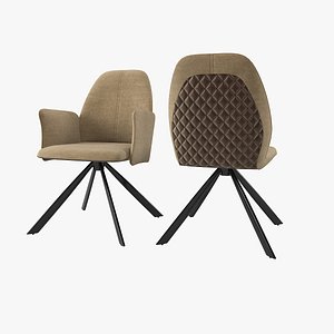 3D Robin swivel  Chairs set model