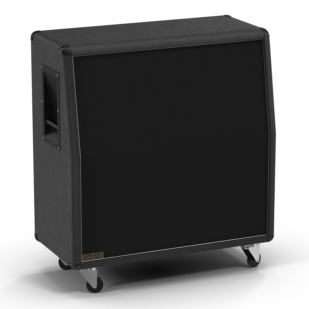 Guitar Speaker Cabinet Generic 3D Model 3D model preview