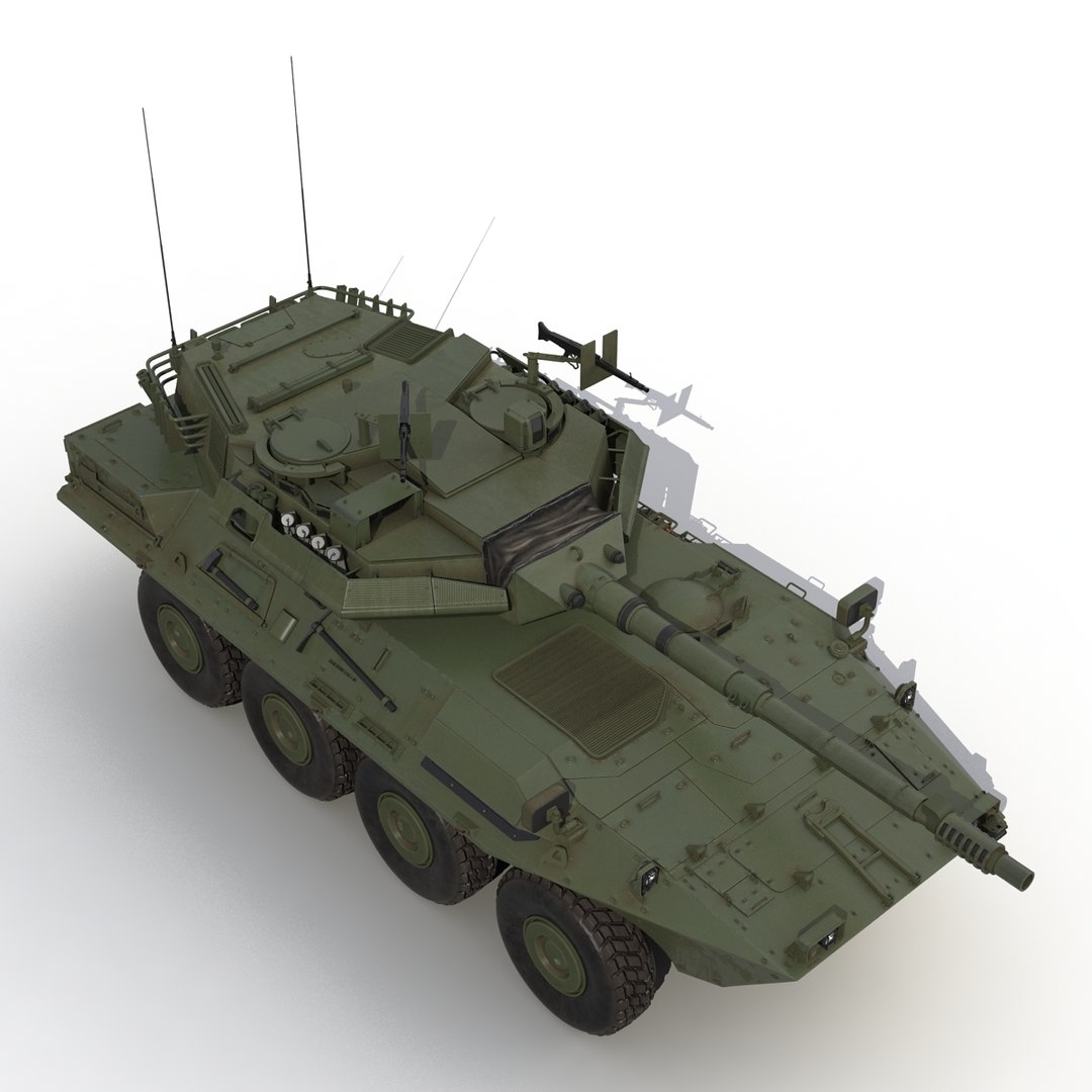 Wheeled Tank Destroyer B1 3d 3ds