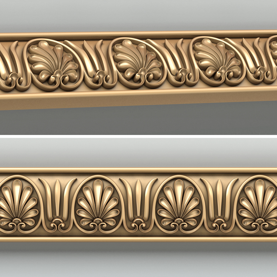 decorative moldings 3d model